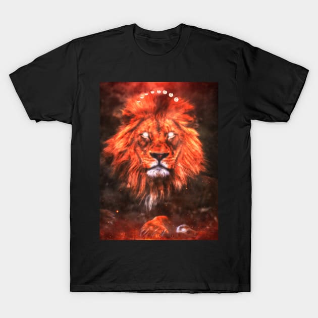 The Anger Of A Lion T-Shirt by Nour Abou Harb